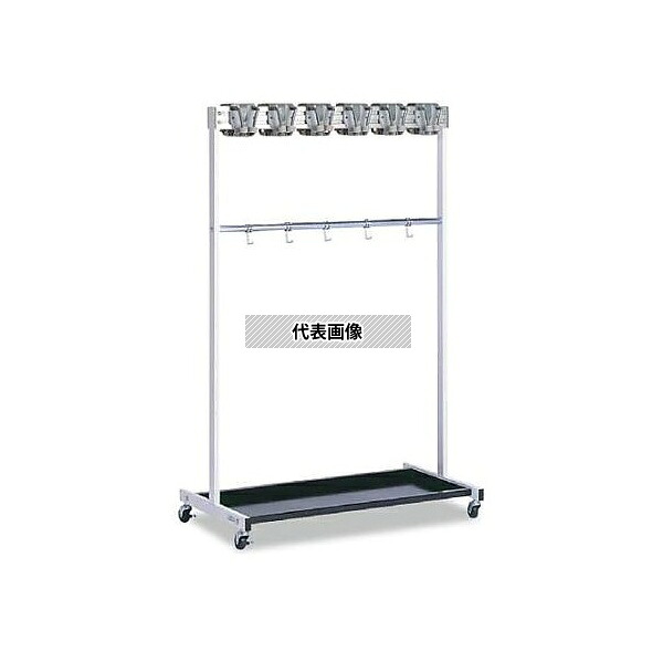 エスコ EA928AB-97 930x505x1383mm モップハンガー(12本掛)