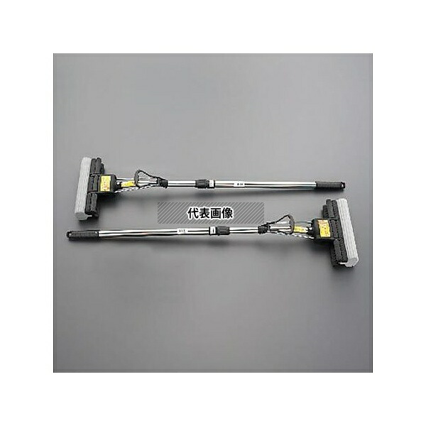 エスコ EA928AY-35 940-1320mm 伸縮式スポンジモップ(2本)