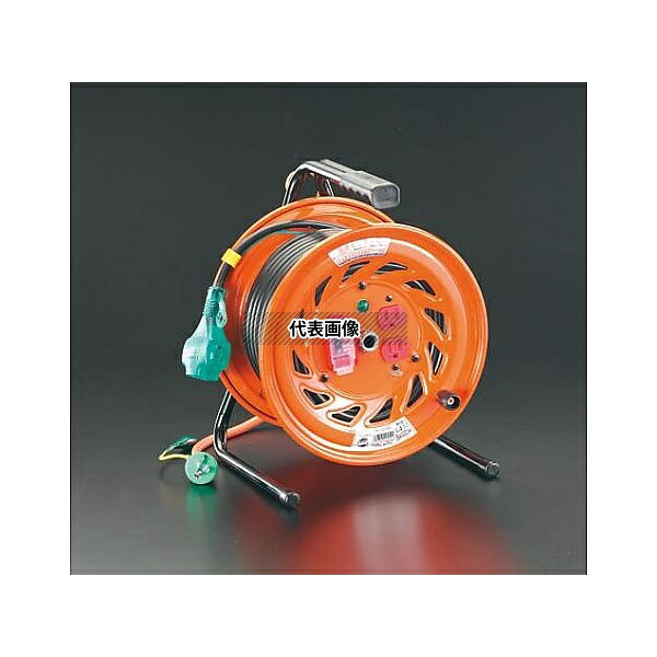 エスコ EA815DP-3 AC125V/15A/30m コードリール(元置型過負荷遮断) 36,108円