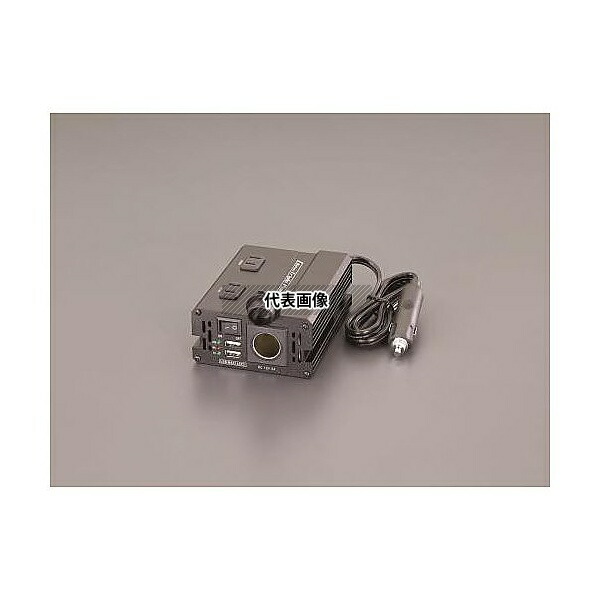 エスコ EA812JA-8A DC24V→AC100V/150W 3WAYインバーター 10,395円