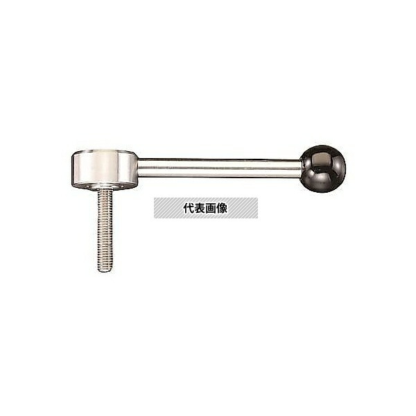 エスコ EA948CA-72 M8x40mm [ステンレス製]雄ねじフラットテンションレバー