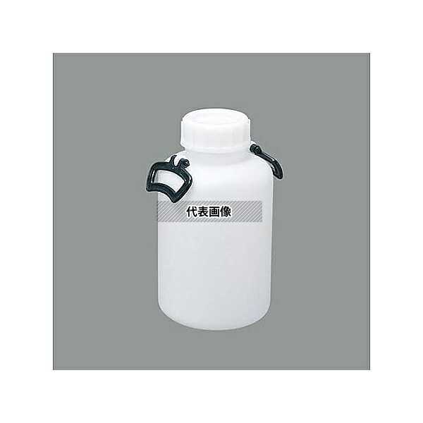 エスコ EA508AJ-12B φ218x390mm/10L 広口ポリ容器(中蓋付/4個)