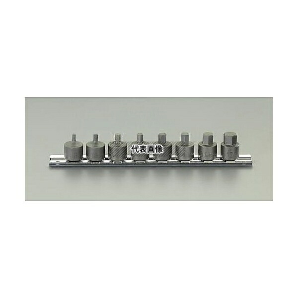 エスコ EA618BZ-100 3/8DR/3mm-12mm [INHEX]ビットソケットセット