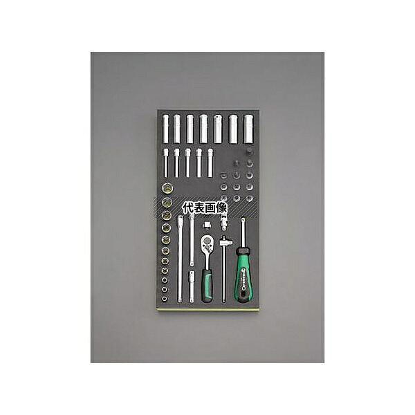 エスコ EA612TA-13 1/4DR ソケットレンチセット\