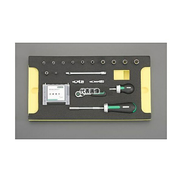 エスコ EA612VA-5 1/4DR ソケットレンチセット\