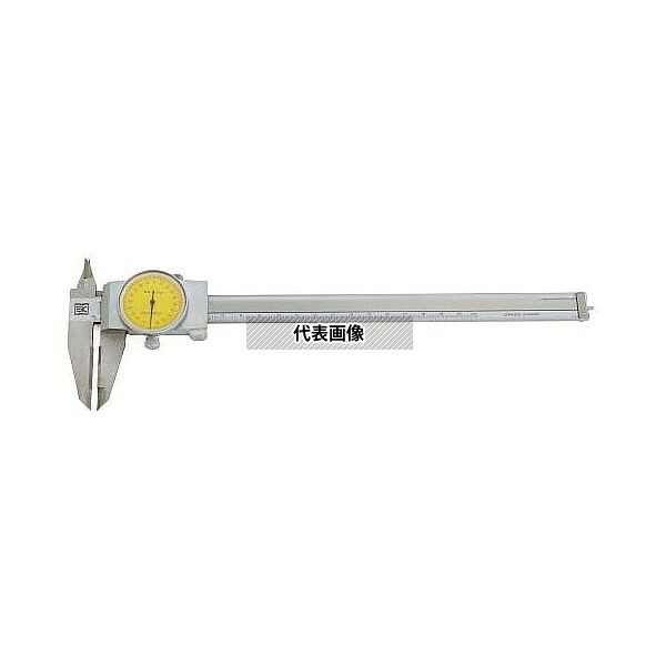 エスコ EA725C-24 ノギス(ダイアル付/超硬) 200mm 英語版校正証明書付