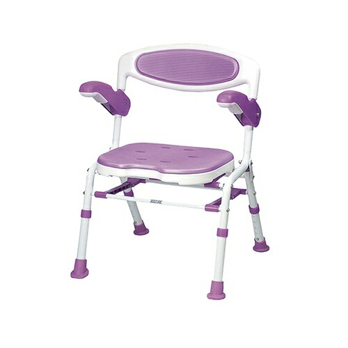 アズワン 折りたたみシャワーチェアー のんき湯dx パープル 1楼閣 7 1876 02 Marchesoni Com Br