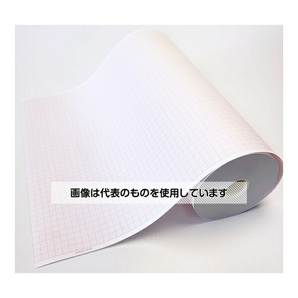 アズワン(AS ONE) 心電図記録紙 幅210mm×長60m(ロール型・表巻き) 10巻入 NRS210-6 入数：1箱(10巻入)