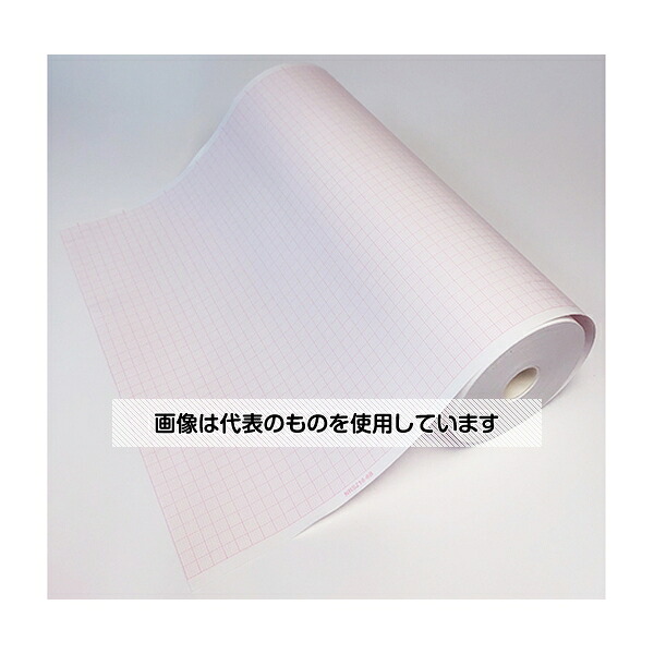 アズワン(AS ONE) 心電図記録紙 幅216mm×長60m(ロール型・表巻き) 10巻入 NRS216-6B 入数：1箱(10巻入)
