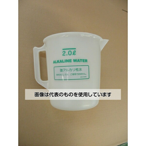 葵エンジニヤリング ラボ用ビーカー 白 強アルカリ性水用 ALKALINE WATER 入数：1個