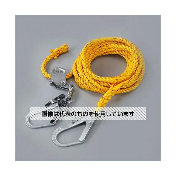 アズワン(AS ONE) 16mmx10m 親綱ロープ(水平用/緊張器付) EA998MB-110 入数：1本