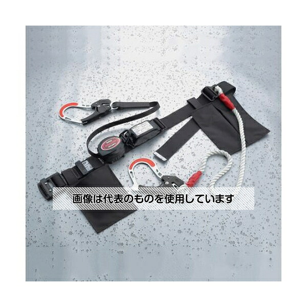 アズワン(AS ONE) 墜落制止用器具(巻取+ロープ式/2丁掛け) EA998KB-11 入数：1本