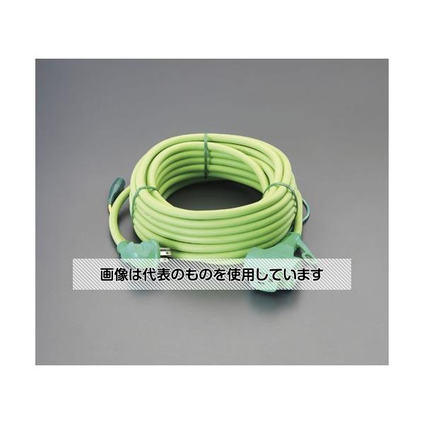 エスコ AC125V/15A/ 10 m 延長コード EA815G-9 入数：1本