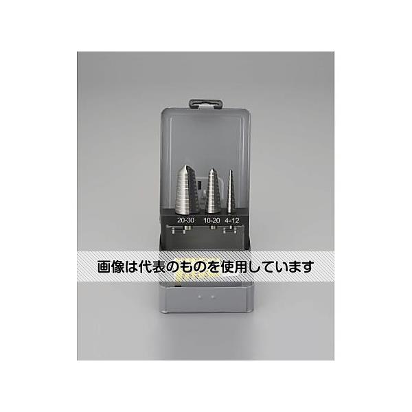アズワン(AS ONE) 4-30mm ステップドリル(3本組・HSS) EA825GC 入数：1セット