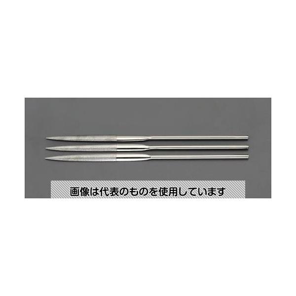 エスコ 200mm ダイヤモンドヤスリ(精密･半丸/3粒度･3本組) EA826ND 入数：1セット