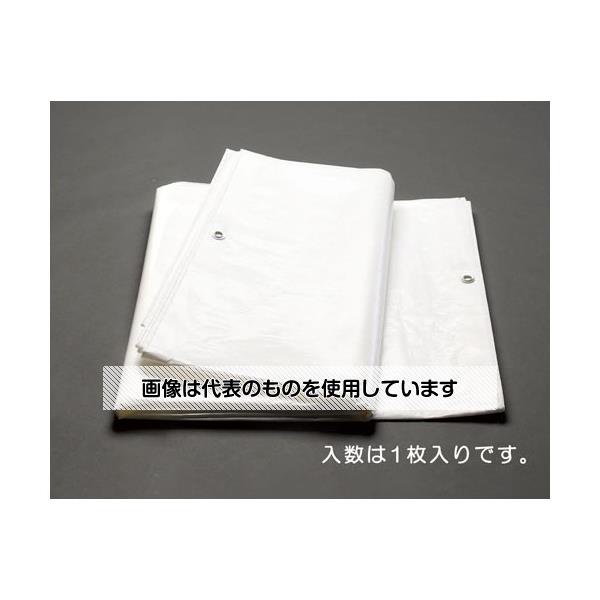 エスコ 5.4x7.2m/0.25mm ホワイトシート(#3000) EA911AC-42 入数：1枚