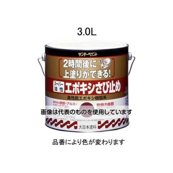 エスコ 3.0L [油性]エポキシ錆び止め塗料(赤さび) EA942ED-71 入数：1缶