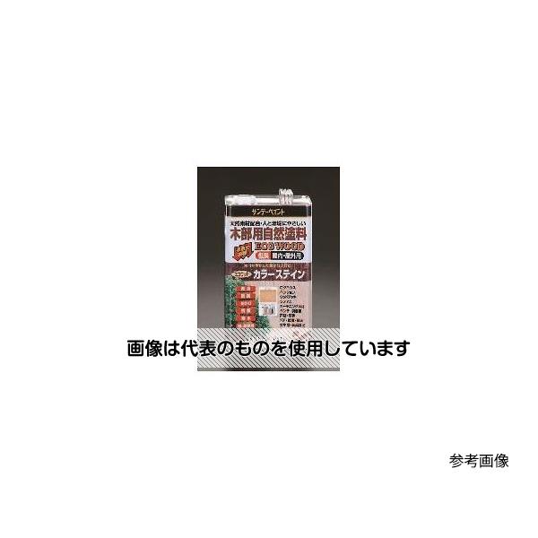 エスコ 3.4L 屋内外木部用天然樹脂塗料(ブラック) EA942EK-26 入数：1缶