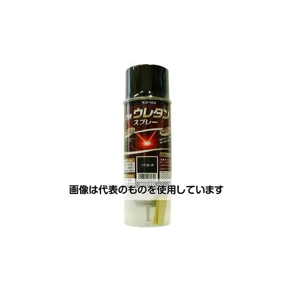 エスコ 320ml 強溶剤2液ウレタンスプレー(艶消黒) EA942EM-105 入数：1本