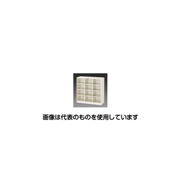 エスコ 900x380x 880mm/3列･4段 シューズボックス EA954ED-12 入数：1個