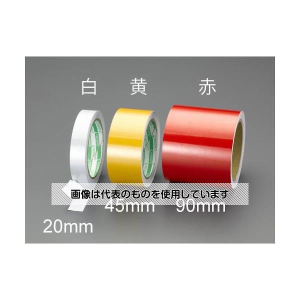 エスコ 90mmx10m 反射テープ(黄) EA983GA-13 入数：1巻