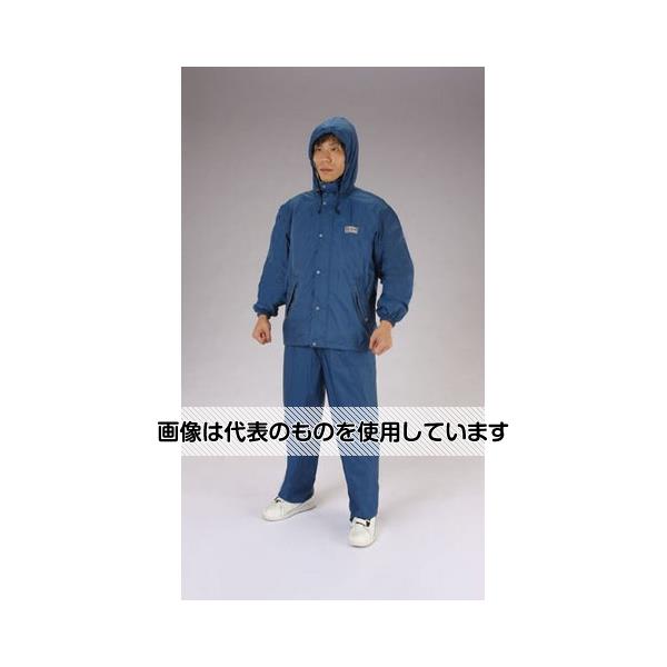 エスコ [4L] レインウェアー(透湿型/紺色) EA996XB-25A 入数：1着