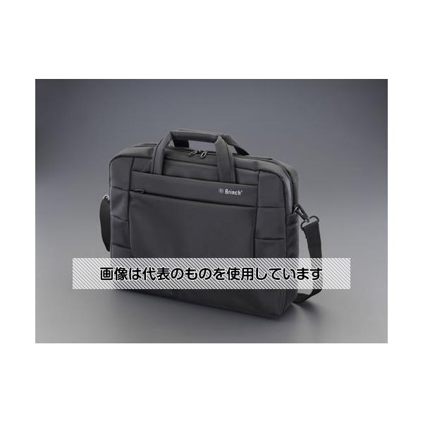 エスコ 431x105x405mm ビジネスバッグ(ブラック) EA927BB-141 入数：1個