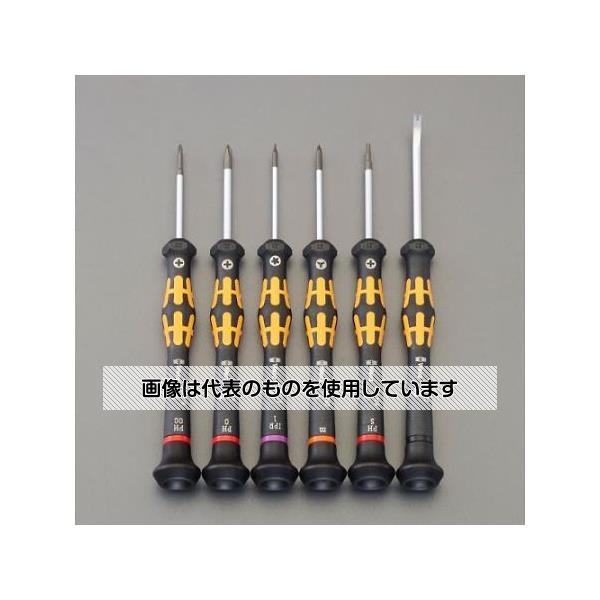 アズワン(AS ONE) 6本組 ドライバー(精密用/ESD) EA550MJ-120 入数：1セット