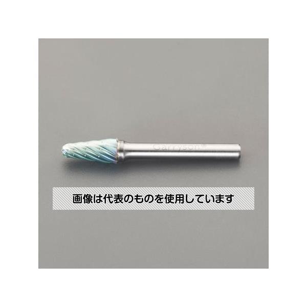 アズワン(AS ONE) 9.6x65mm/6mm軸 [Coated]超硬カッター EA819RJ-9.6 入数：1本