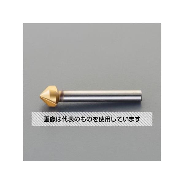 アズワン(AS ONE) 25.0mm カウンターシンク(10mm軸･HSS･Tinコート) EA827FE-125 入数：1本