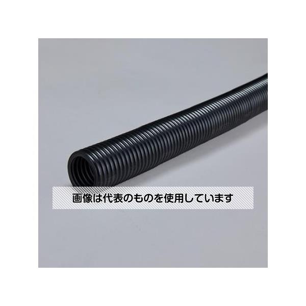 アズワン(AS ONE) φ22mmx10m [配線用]二層フレキ管(黒) EA947HP-7 入数：1巻