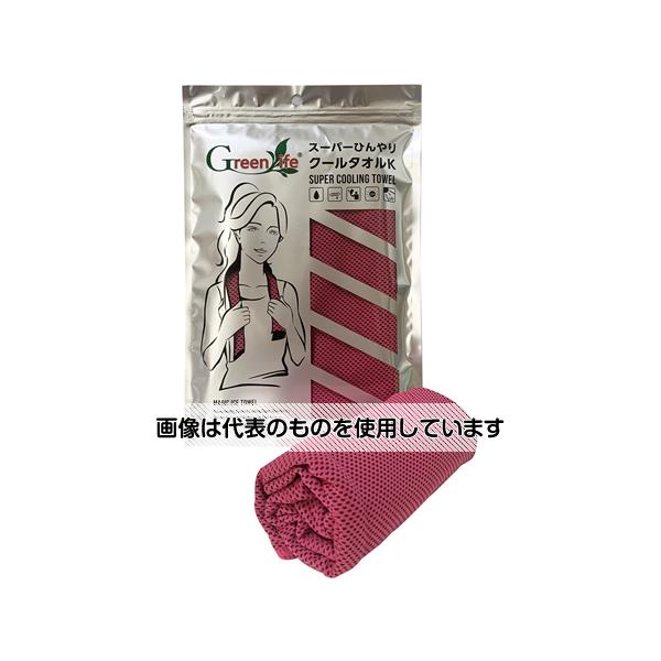 Kメディカルニーズ スーパーひんやりクールタオルK バラーレッド 50枚入 K-010 入数：1箱(50枚入)