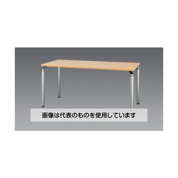 エスコ 1200x 750x700mm ミーティングテーブル(ナチュラル) EA954HC-611 入数:1個