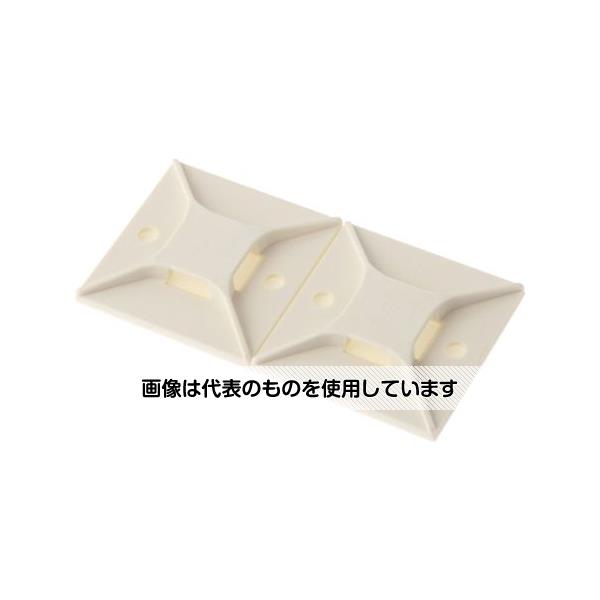 パンドウイットコーポレーション マウントベース ゴム系粘着テープ付き 白(200個入) ABM4H-A-T 入数：1袋(200個入)