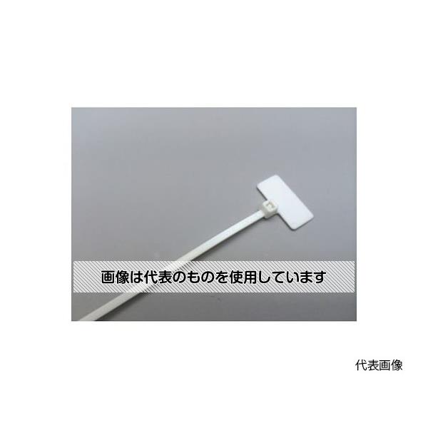 パンドウイットコーポレーション 旗型タイプナイロン結束バンド 白(1000本入) PLF1M-M10 入数：1袋(1000本入)