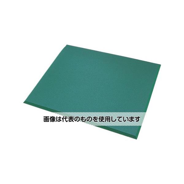 カーボーイ 足腰マット 穴なし Mサイズ グリーン AM02GR 入数：1枚