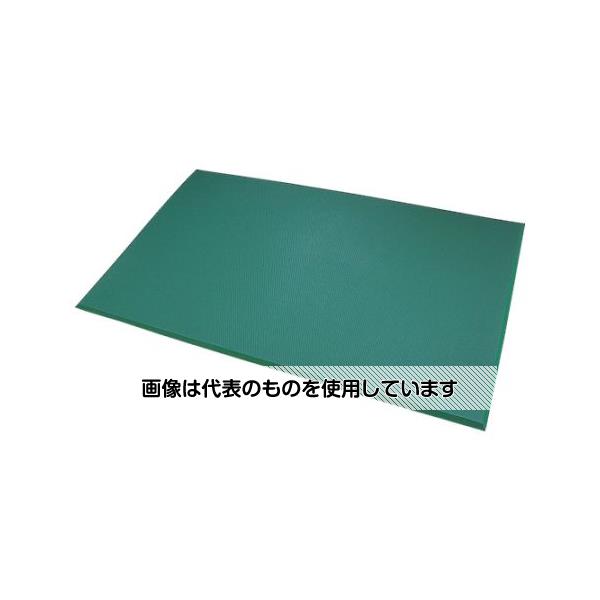 カーボーイ 足腰マット 穴なし Lサイズ グリーン AM03GR 入数：1枚
