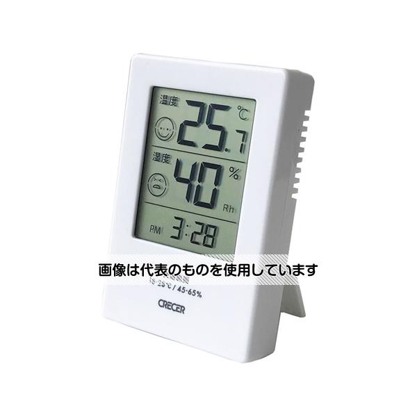 アズワン(AS ONE) デジタル時計付温湿度計 100個入 CR-2600W 入数：1ケース(100個入)