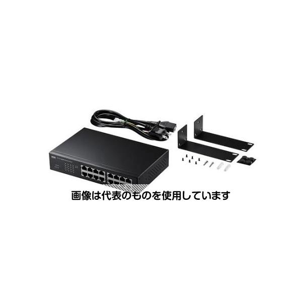 アズワン(asone) スイッチングハブ(ギガビット対応/16ポート/軽量) EA764BY-54 1個
