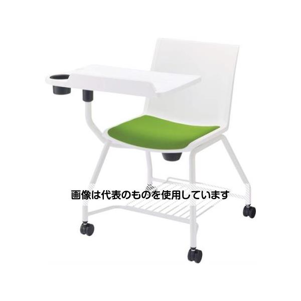 アズワン(AS ONE) ミーティングチェアー(メモ台付/グリーン) EA956XA-132 入数：1脚