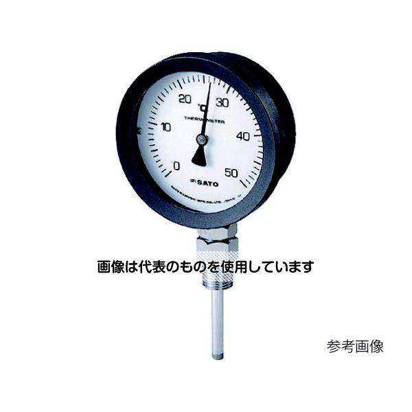 アズワン(AS ONE) バイメタル式温度計 BM-S-100P 0～100℃ 50L(2085- BM-S-100P-4 入数：1個