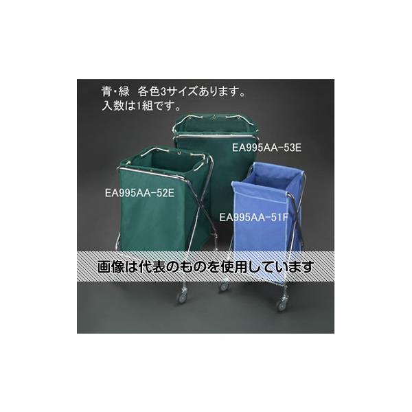 エスコ 664x646x915mm ダストカート(エコ袋(青)付) EA995AA-53F 入数：1個