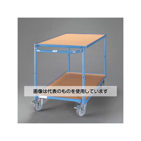 アズワン(AS ONE) 1000x600mm/300kg 運搬車(二段式/ブレーキ付) EA520BE-61 入数：1台｜セミプロＤＩＹ店ファースト