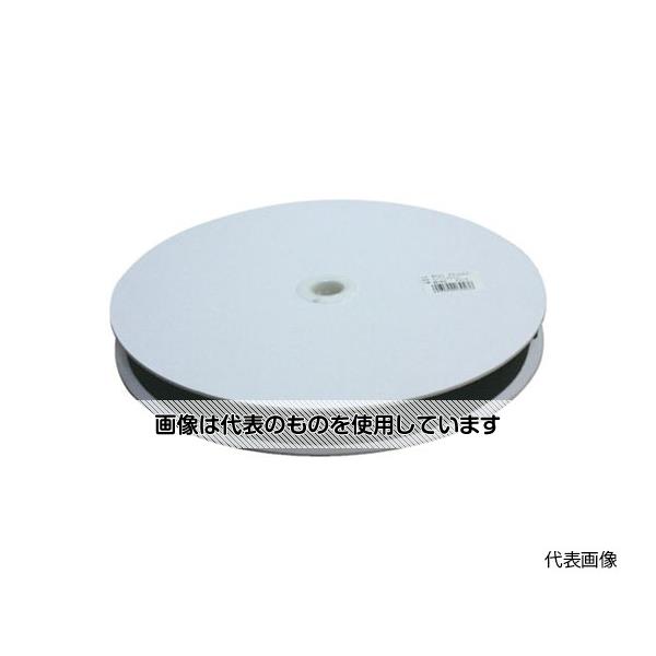 ユタカメイク 平ベルトアクリルカラー 25mm×25m ブラック PAD-312 入数：1巻