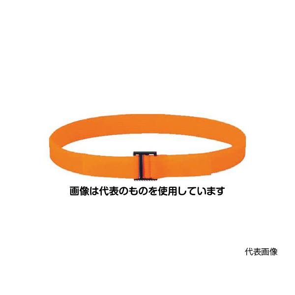 アズワン(AS ONE) フリーマジック結束テープ片面蛍光オレンジ50mm25m MKT50B-LOR 入数：1巻