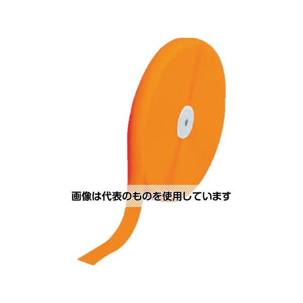 トラスコ中山 マジックテープ 縫製用A側 25mm×25m 蛍光オレンジ TMAH-2525-LOR 入数：1巻