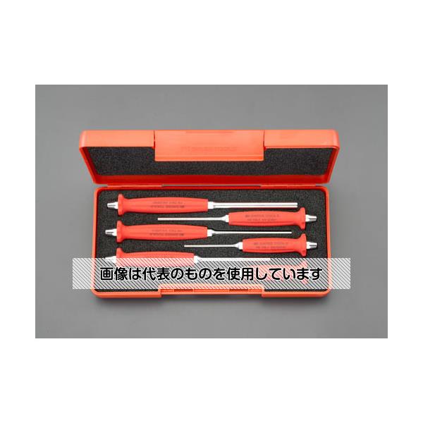 アズワン(AS ONE) 2.0-8.0mm/6本組 平行ピンポンチ(グリップ付) EA572AF 入数：1セット