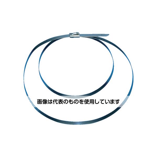 パンドウイットコーポレーション MLTタイプ 自動ロック式ステンレススチールバンド ダブルロックタイ SUS316 幅12.7mm 長さ1359mm MLT8DEH15Q316 入数：1袋(25本入)