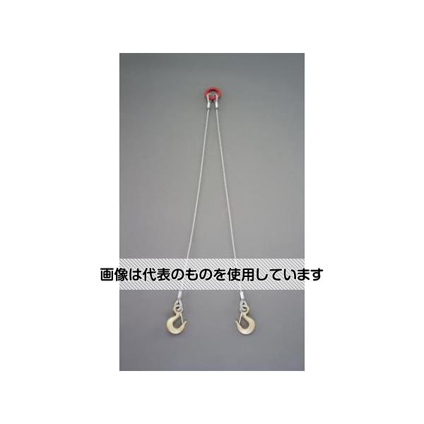 アズワン(AS ONE) 0.57tonx2.0m ワイヤースリング(2本懸け) EA981WS-13 入数：1組