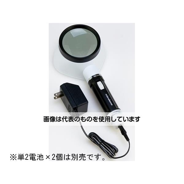 クリアー光学 ライト付ルーペ ガラスレンズ 2.5倍 80mm ACアダプター付 CD-261AC 入数：1個 5,795円